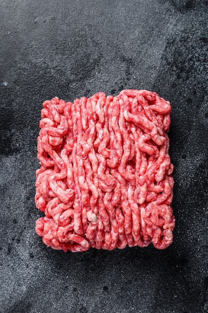 Raw mince beef, ground meat