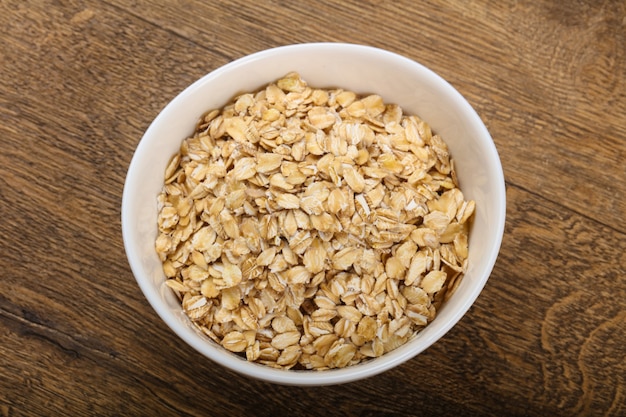 Raw oatmeal