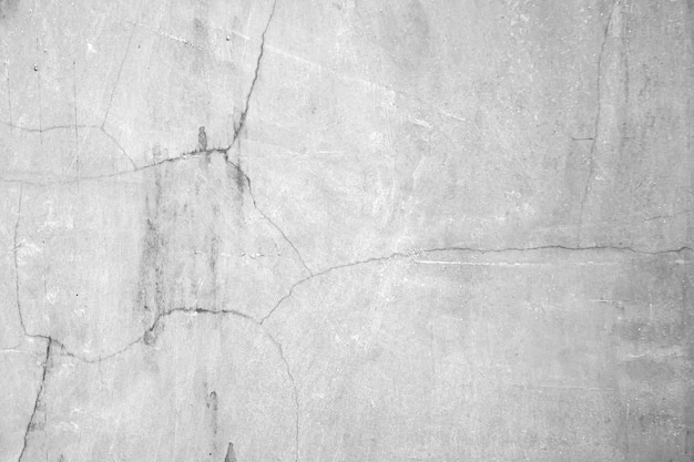 Raw old cement or concrete or plaster wall with stains and cracks for background and texture.