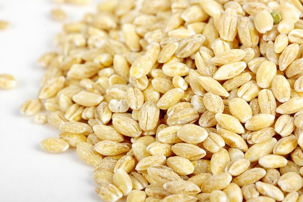 Raw perl barley isolated