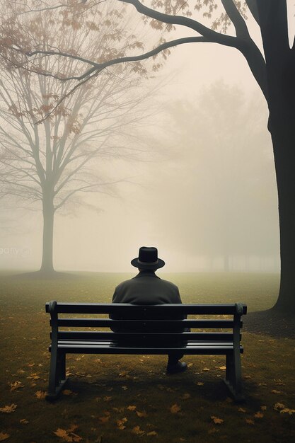 Photo raw photography the backside of father merrin from the exorcist 1978 with his iconic hat