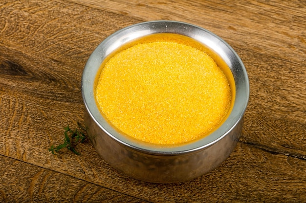 Raw polenta