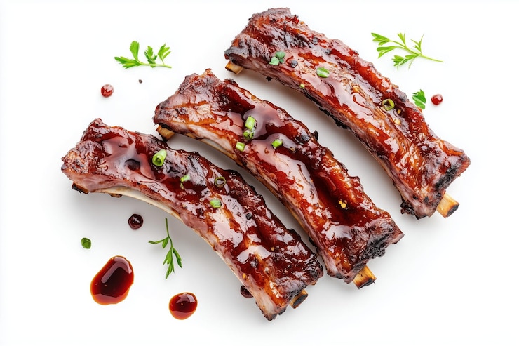 Photo raw ribs