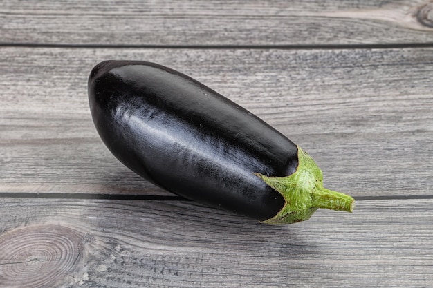 Raw ripe eggplant for cooking