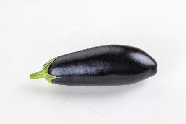 Raw ripe natural eggplant for cooking