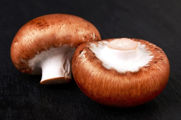 the raw royal mushrooms