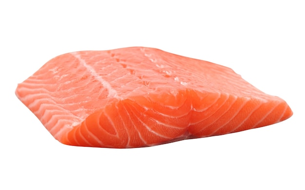 Raw salmon fillet