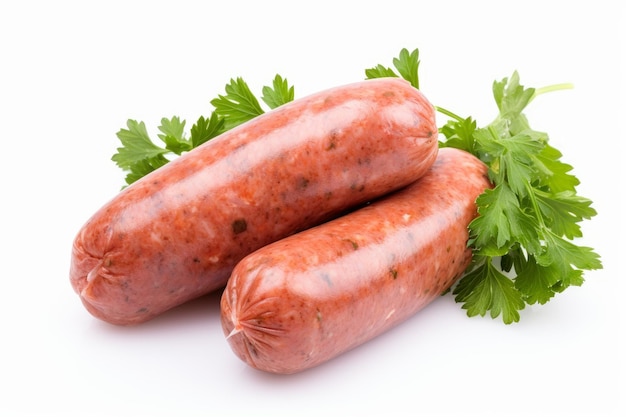 Raw sausages Generate Ai