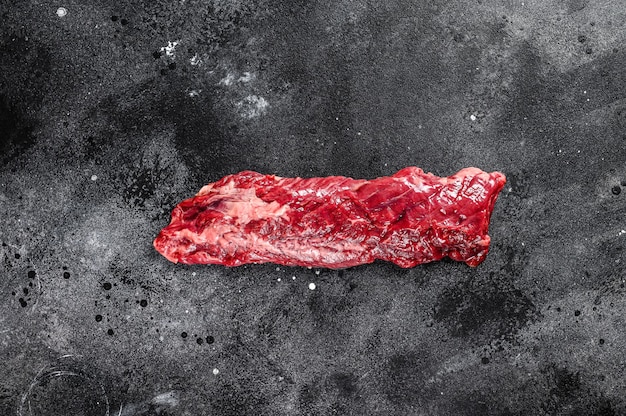 Photo raw skirt, machete steak