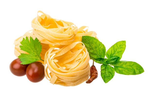 Raw tagliatelle