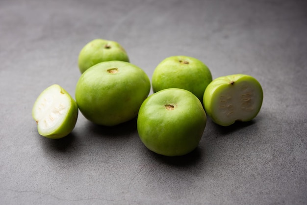 Raw Tinda tinde also called dhemse Apple Gourd Baby Pumpkin Indian Squash Round MelonxA