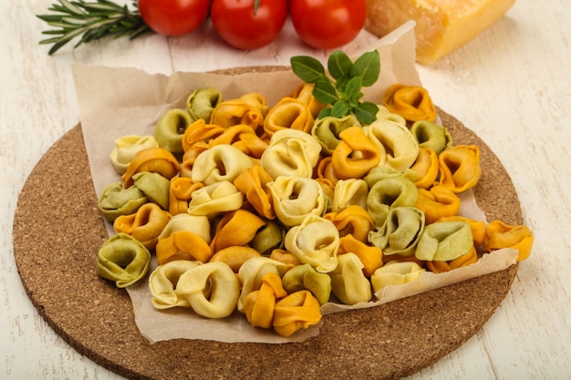 Raw tortellini