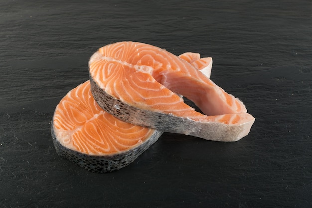 Raw Trout Steak