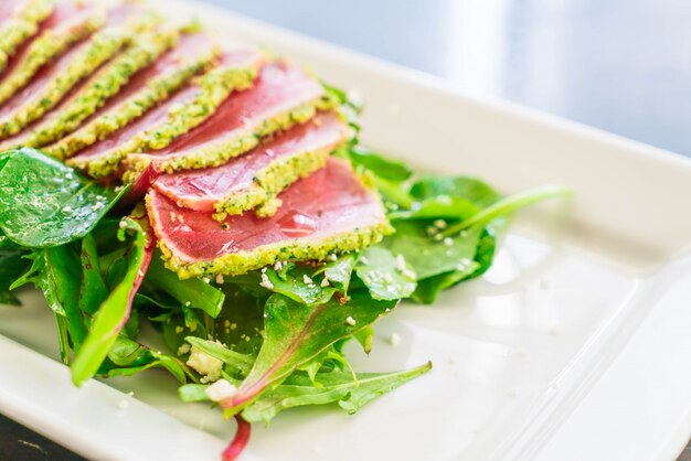 raw tuna salad