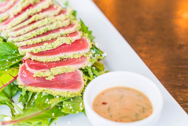 raw tuna salad