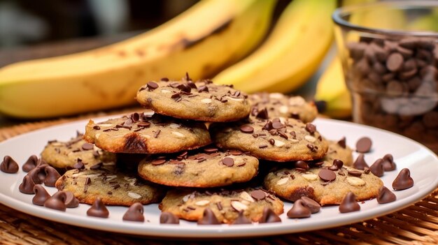 Foto rawana chocolade chips koekjes