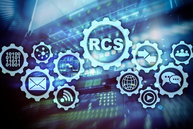 RCS Rich Communication Services communicatie Protocol Technologie concept