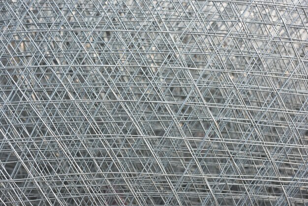 Re-bar Metal Grid. Abstract steel design