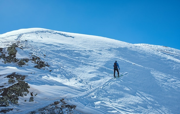 Reaching the top after a long climb