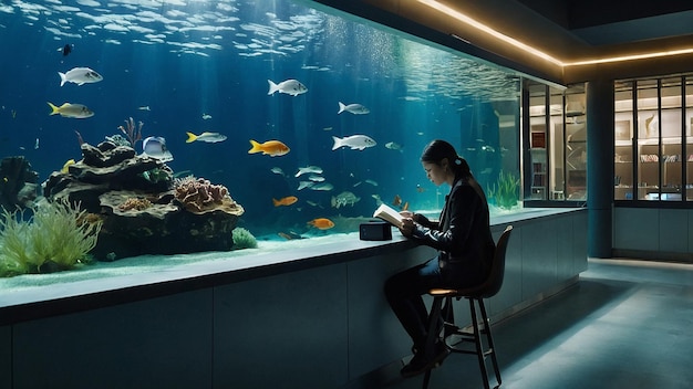 Foto lettura di libri in biblioteca per la celebrazione della giornata mondiale del libro