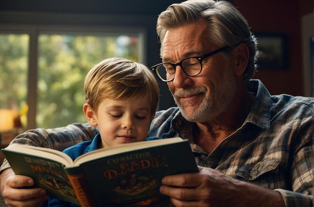 Reading Together Dad Son Book Club