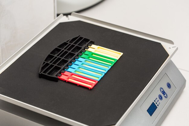 Reagensstrip test urineonderzoek in laboratorium