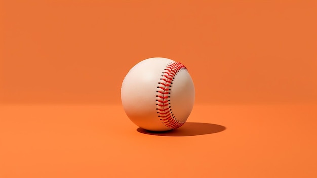 Real baseball photography on solid color background with canon e
