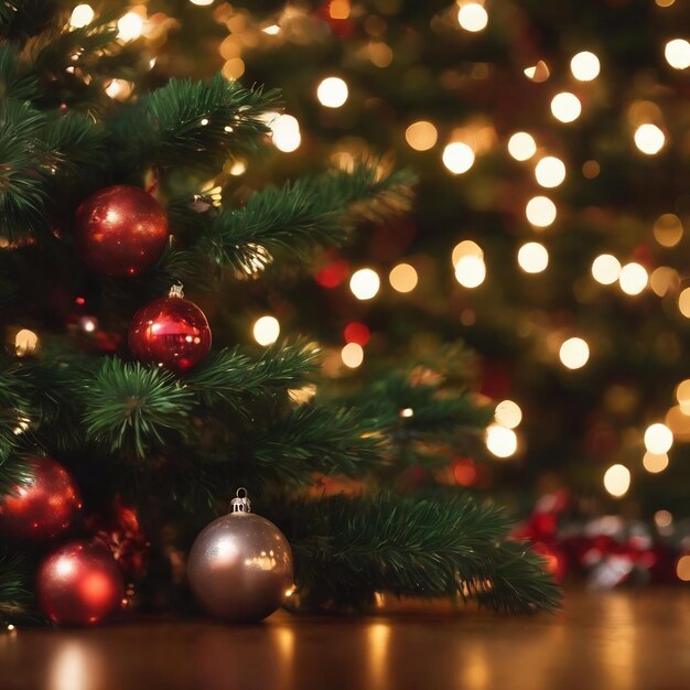 Real christmas tree bokeh like overlay for your projects