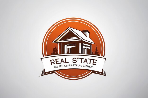 Photo real estate agency logo