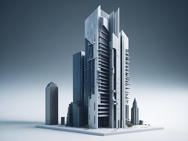 不動産ビジネス会社 イノベーティブなアーキテクチャを作成し,現代的な建物設計