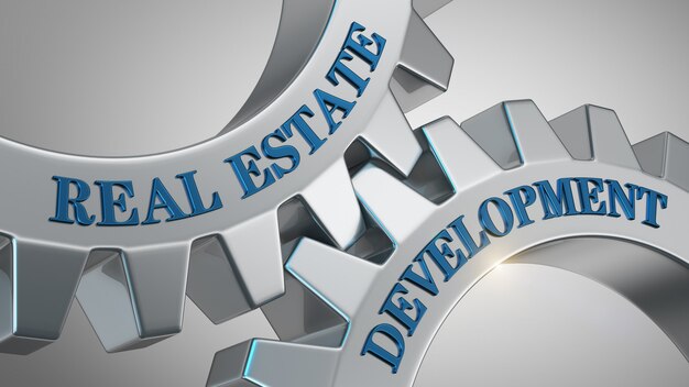 Real estate development concept