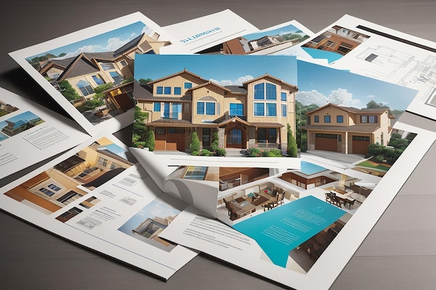 Photo real estate elegance visually captivating mockup templates for architectural perfection and design excellence