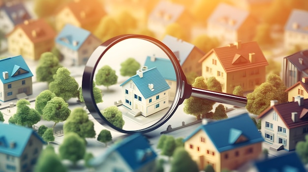 Real Estate Exploration Searching for Homes with a Magnifier