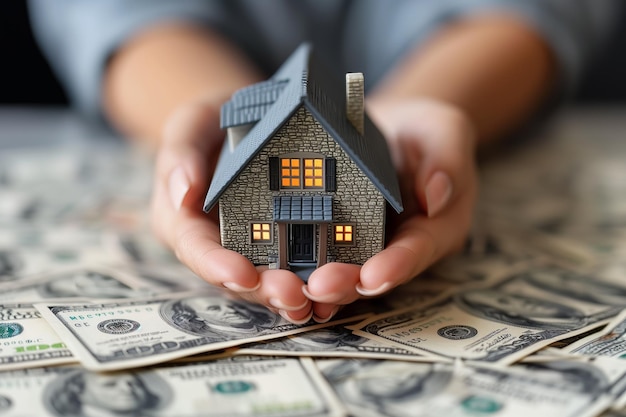 Фото Концепция страхования кредитов для инвестиций в недвижимость или кредитов