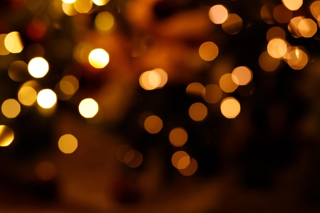 Real festive garland light bokeh like overlay for your projects
