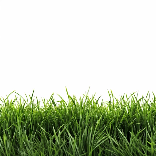 Photo real photo of grass isolated background