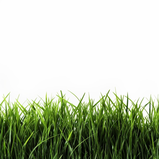 Photo real photo of grass isolated background