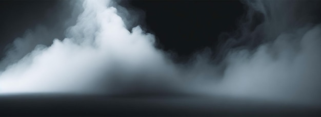 Foto real smoke exploding outwards with empty center dramatic smoke or fog effect for spooky halloween b