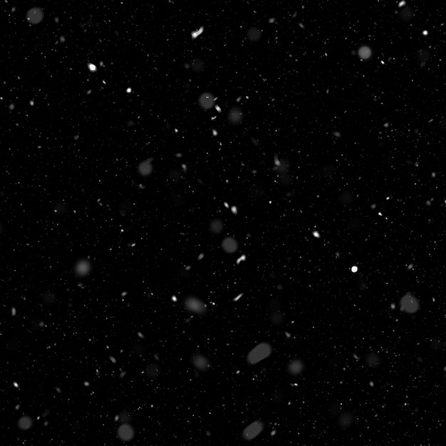 Photo real snow falling overlay