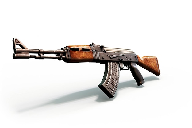 Realistic ak 47 png photo akm