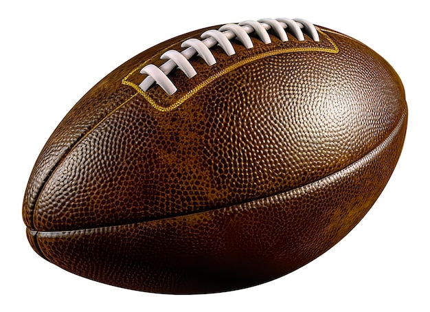 Photo realistic american football ball