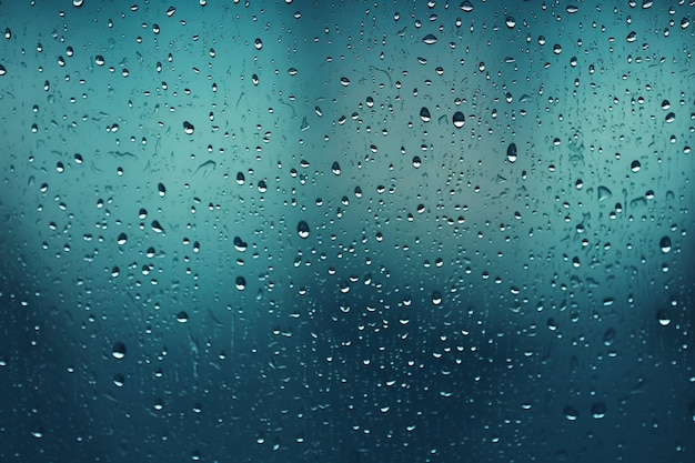 Realistic background of raindrops