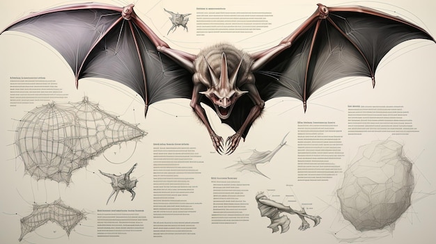 Realistic Bat Anatomy Study