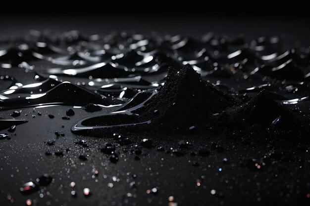 Realistic black shimmer background