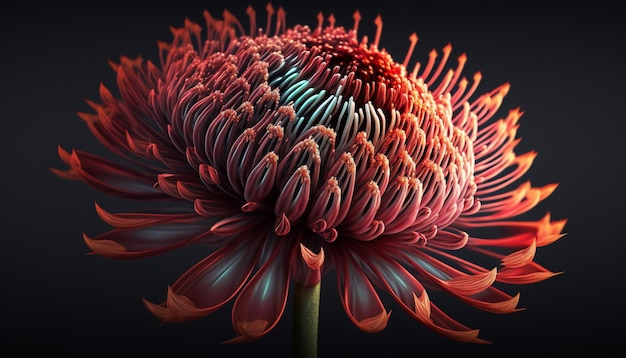Реалистичный цветок кровавой лилии с использованием генеративного ИИ