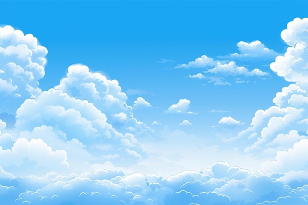 Realistic blue sky background