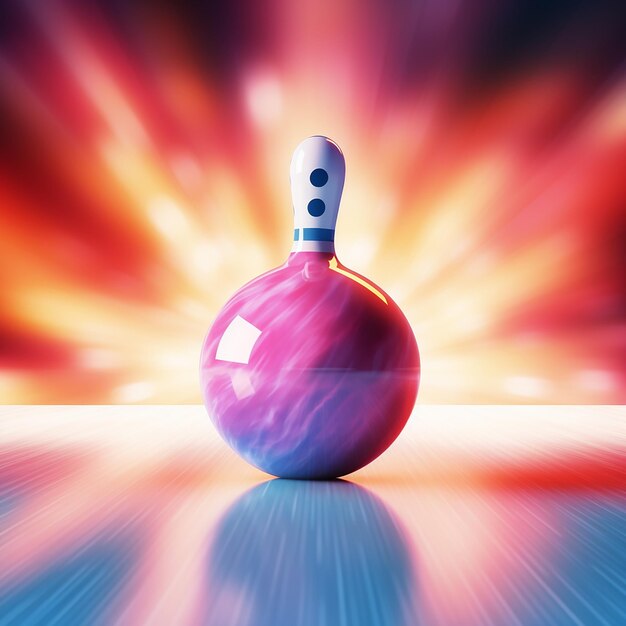 Realistic Bowling Illustration Background Vector