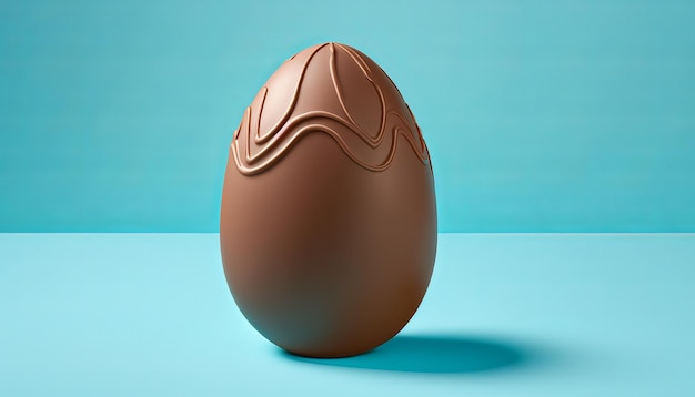 Realistic Chocolate Egg AI Generative