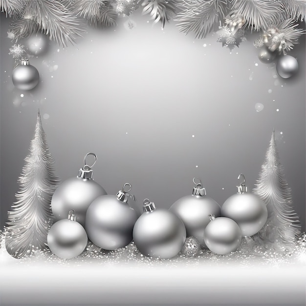 Photo realistic christmas theme background photo tinsel gradient new year 2024 2025 2026 2027 2028 2029