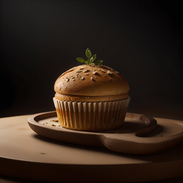 Realistic cupcake